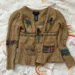 COPY - Ralph Lauren wool/cotton blend equestrian sweater